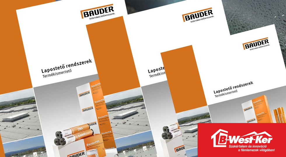 Bauder termékek a B-West-Ker kínálatában!