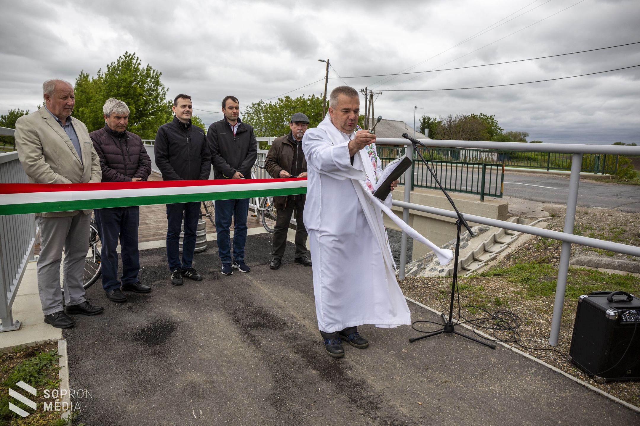 Átadták a Nagycenket Pereszteggel összekötő kerékpárutat