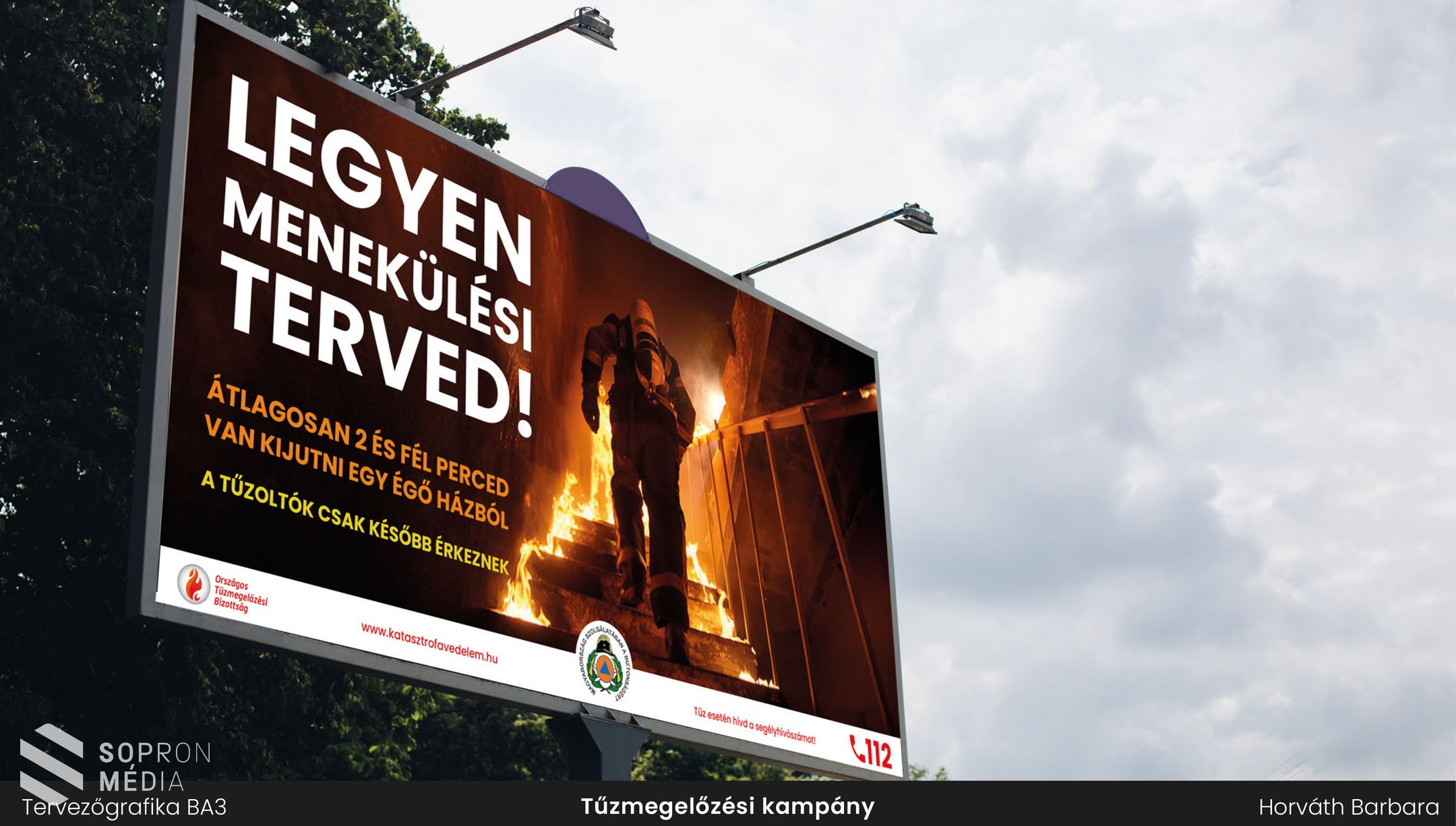 Kreatív figyelemfelhívás a lakástüzekkel szemben