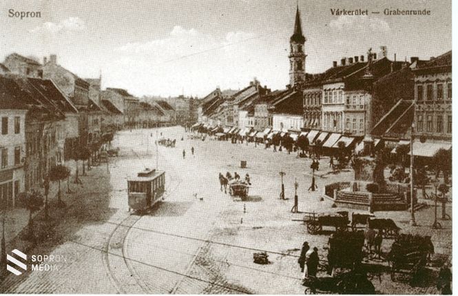1900 körül - Várkerület (képeslap) 
