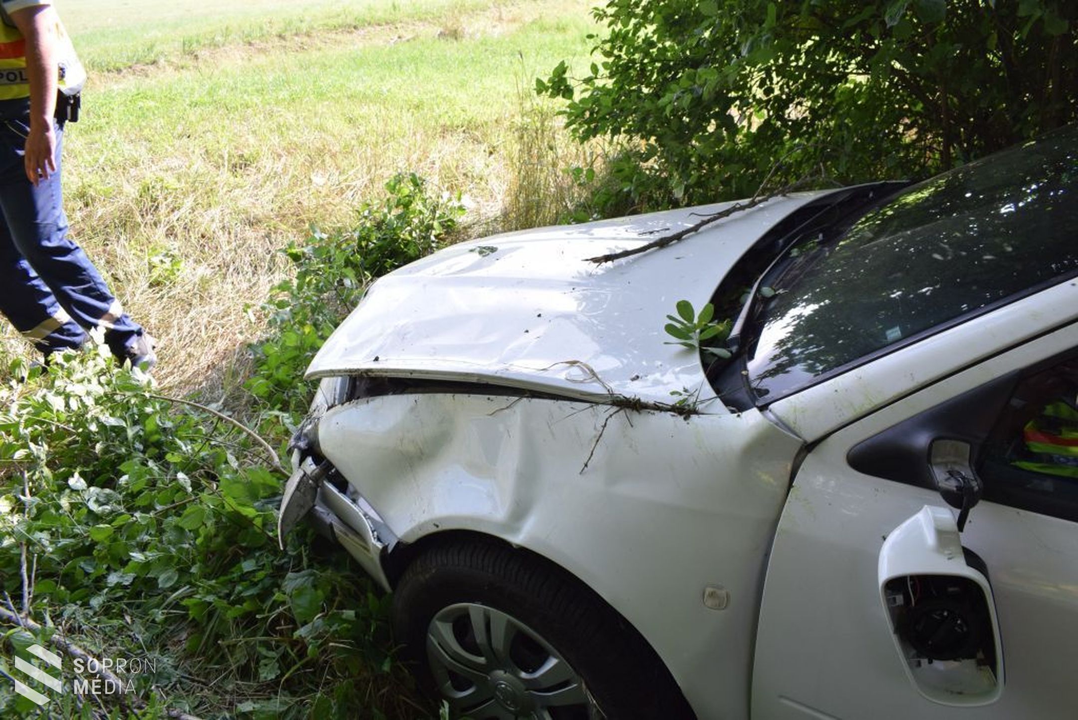 Nem megfelelő sebességgel közlekedett, balesetet lett a vége