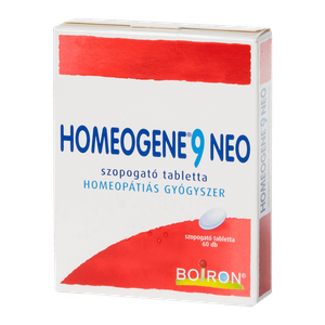 Homeogene 9 Neo szopogató tabletta (60x) termék kép