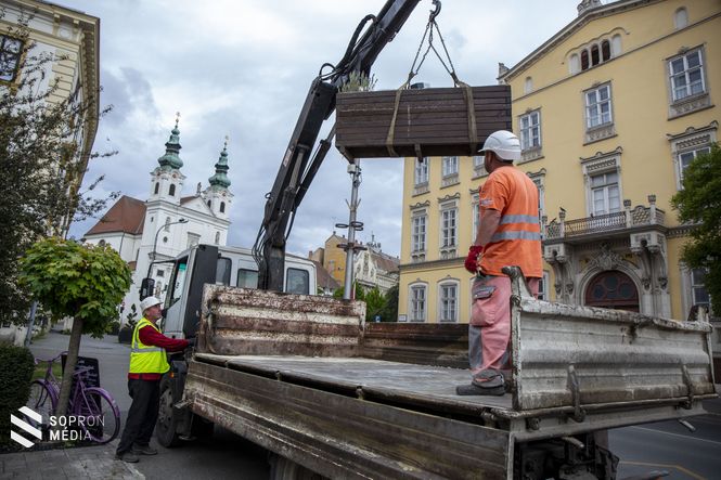 Előkészítő munkálatok a Várkerületen
