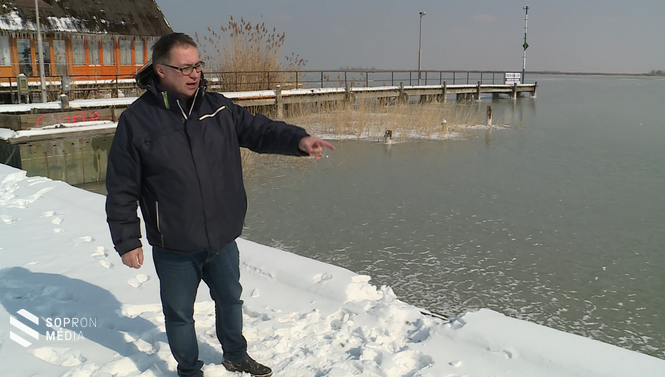 Gáncs Gábor ezúttal is több árulkodó lábnyomot talált a Fertő-tó partján