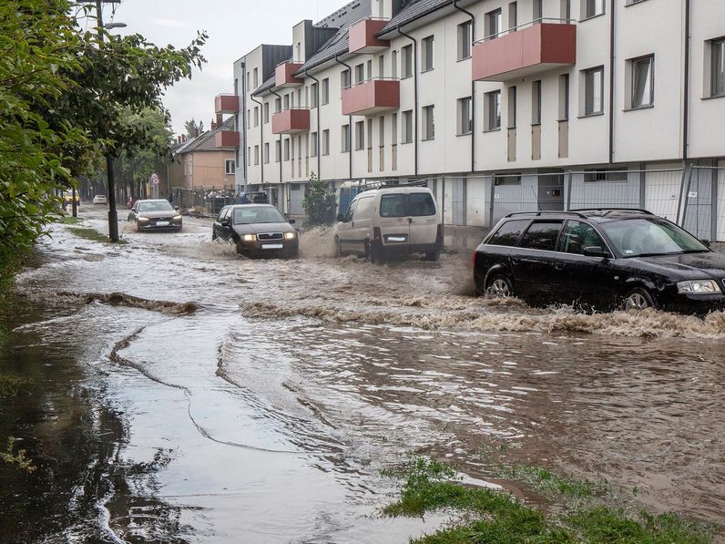 Hatalmas eső zúdult Sopronra 