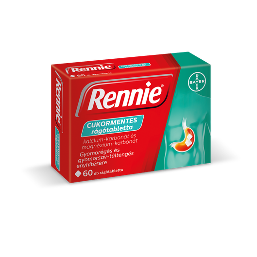 Rennie cukormentes rágótabletta (60x)