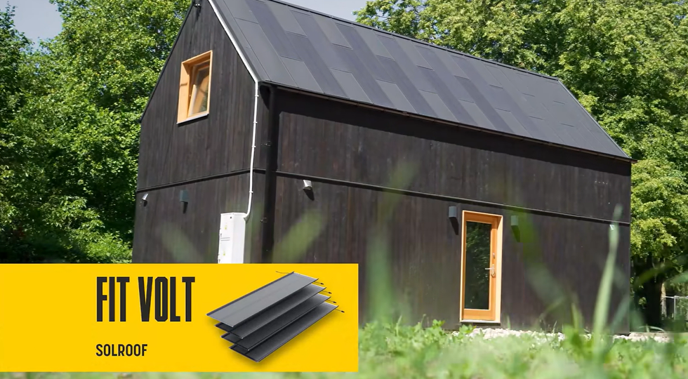 SOLROOF - FIT VOLT napelemes tetőpanelek!