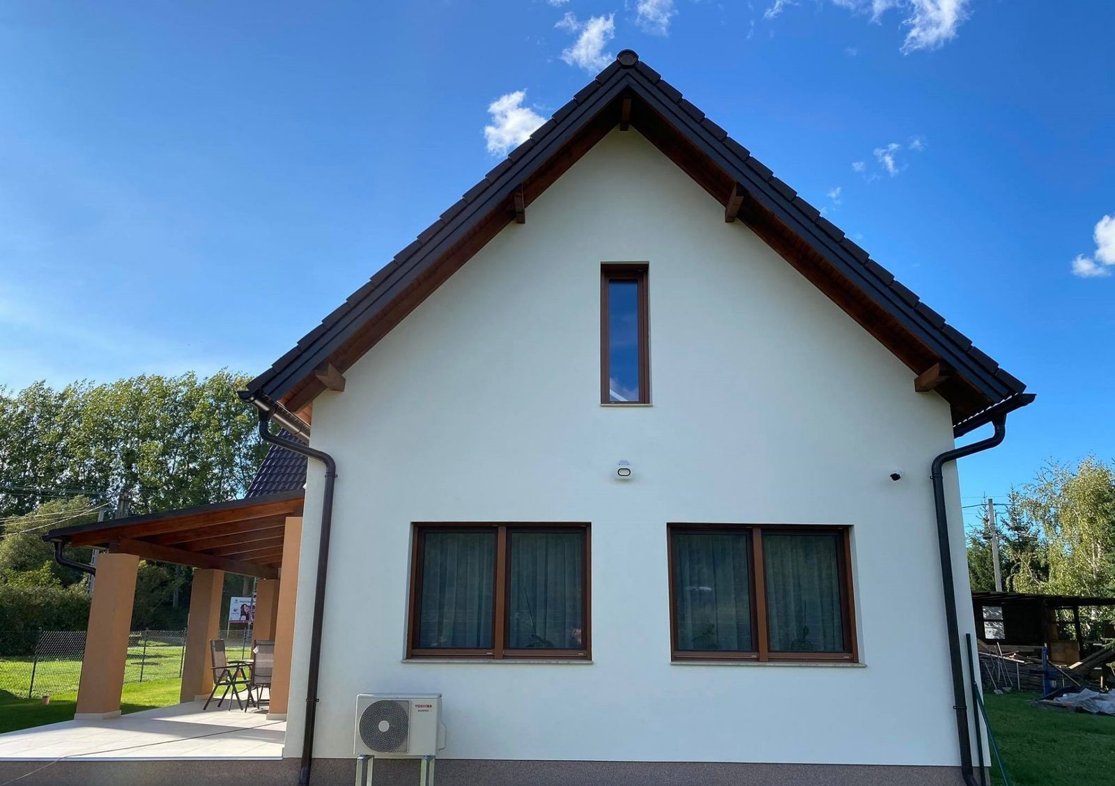 Internorm Vasutas ház Internorm ablakokakal Ágfalva