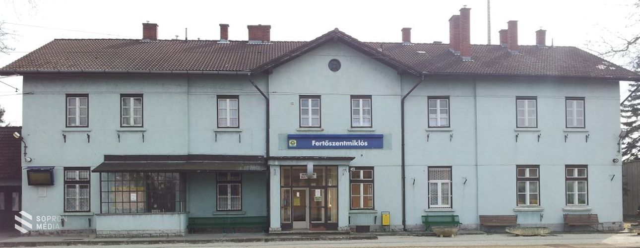Felújítják az állomásépületet Fertőszentmiklóson - átmenetileg szünetel a menetjegykiadás