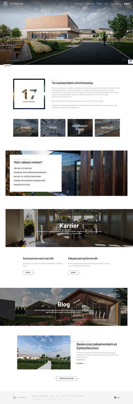 12 Raszter Építészet oldalról készített képernyőkép