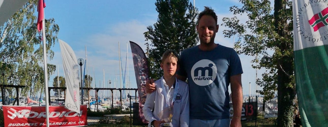 Magyar bajnok lett Koch Péter, a Fertő Tavi Vitorlás Szövetség versenyzője 