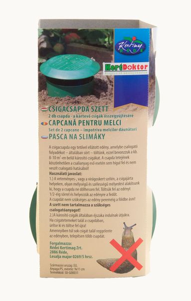 Csigacsapda 2 db-os szett KERTIMAG