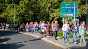 Sétával hívták fel a figyelmet a demenciára Sopronban