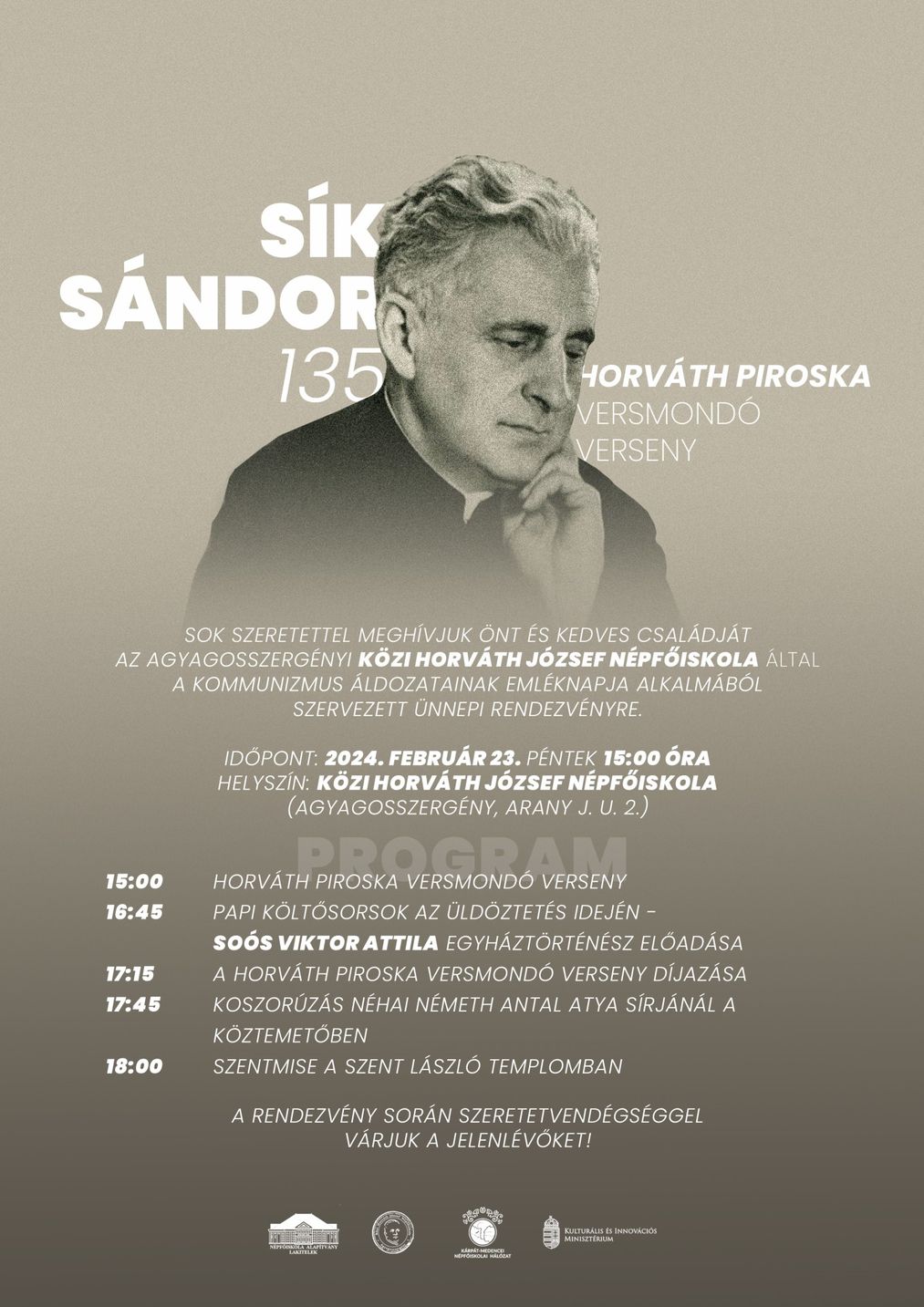 Horváth Piroska versmondó verseny