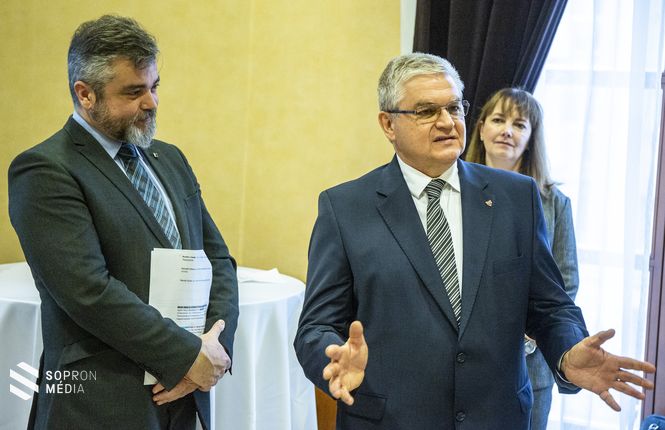 Králik Tibor, a Soproni Szakképzési Centrum kancellárja.