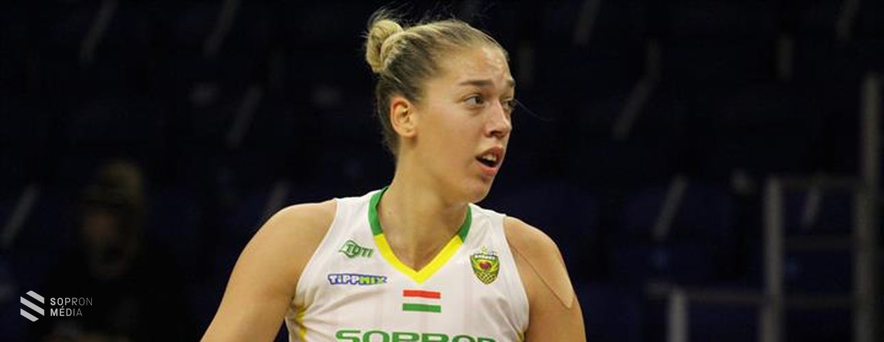 Pozitív lett a koronavírustesztje a Sopron Basket kosarasának,Határ Bernadettnek
