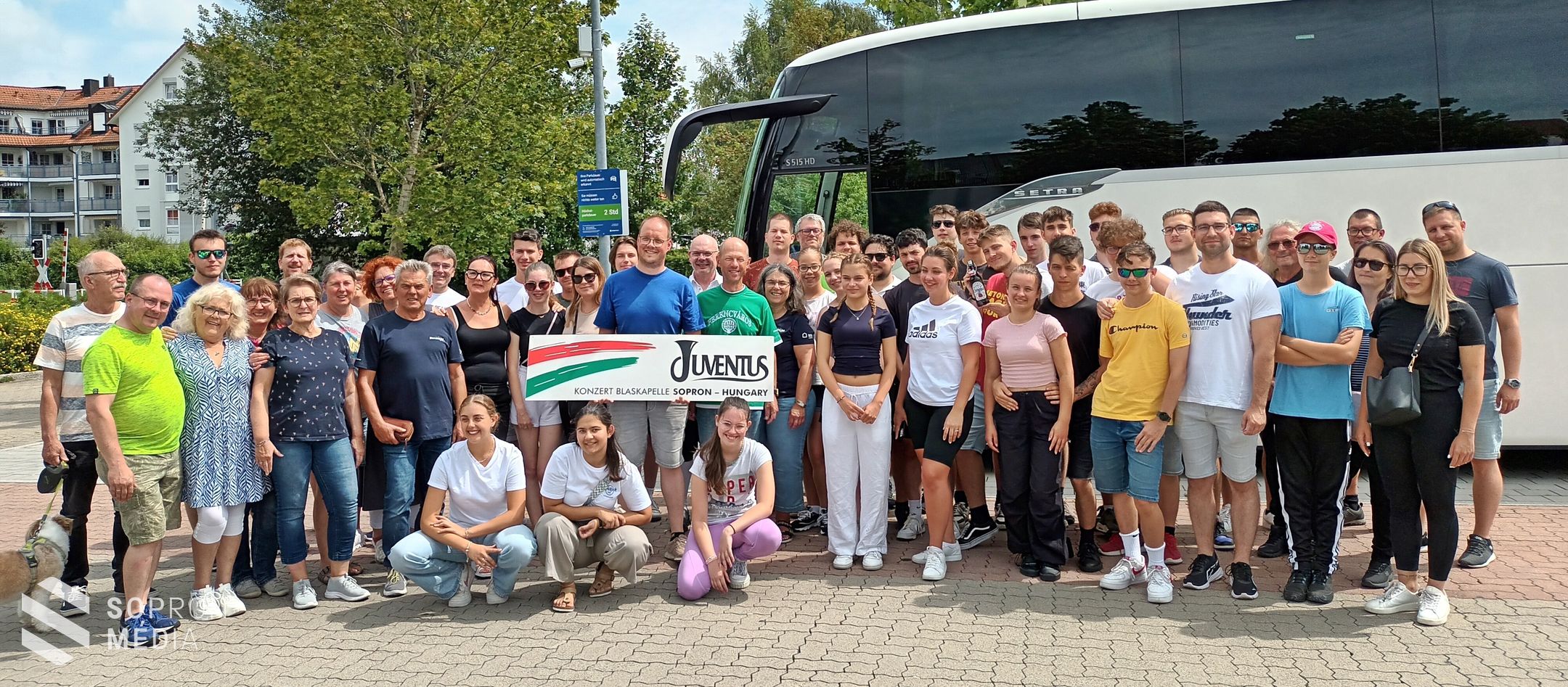Kemptenben járt a Soproni Juventus Koncertfúvószenekar
