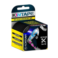 Fortuna kineziológiai szalag INT-193 5cmx5m fekete (1x)