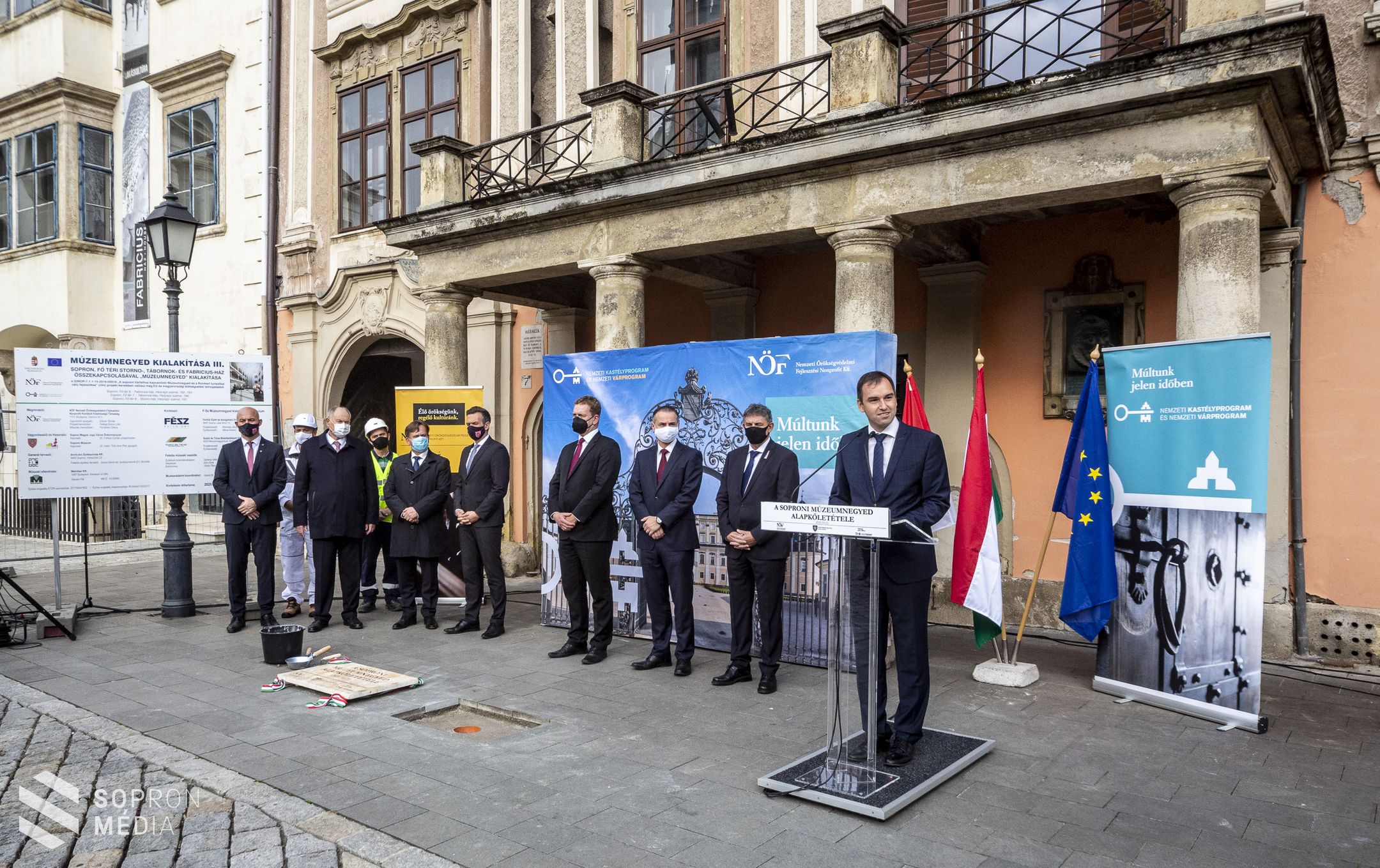 Letették a múzeumnegyed alapkövét