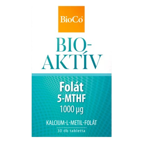 BioCo Bioaktív Folát 1000 mcg tabletta (30x)