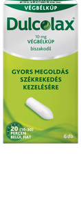 Dulcolax 10 mg végbélkúp (6x) termék kép