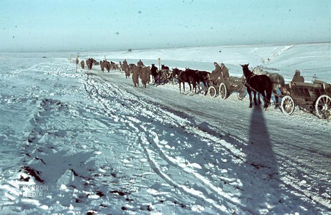 A hideg télben keserves volt a visszavonulás a keleti fronton 