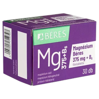 Magnézium Béres 375mg+ B6 filmtabletta (30x)