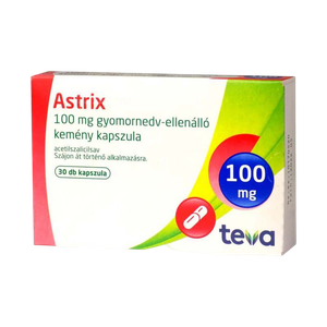 Astrix 100 mg gyomornedv-ellenálló kemény kapszula (30x) termék kép