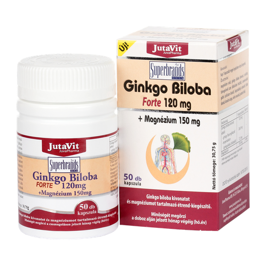 JutaVit Ginkgo Biloba Forte 120 mg + Mg 150 mg tab (50x)