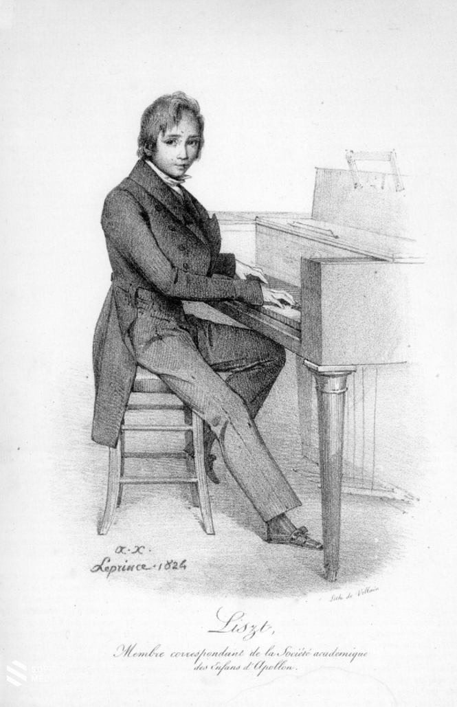 Liszt Ferenc 1824-ben 