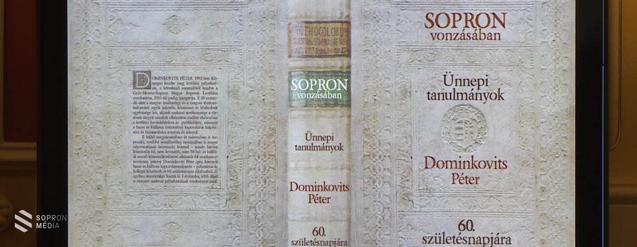 Jubileumi emlékkönnyvel köszöntötték dr. Dominkovits Pétert