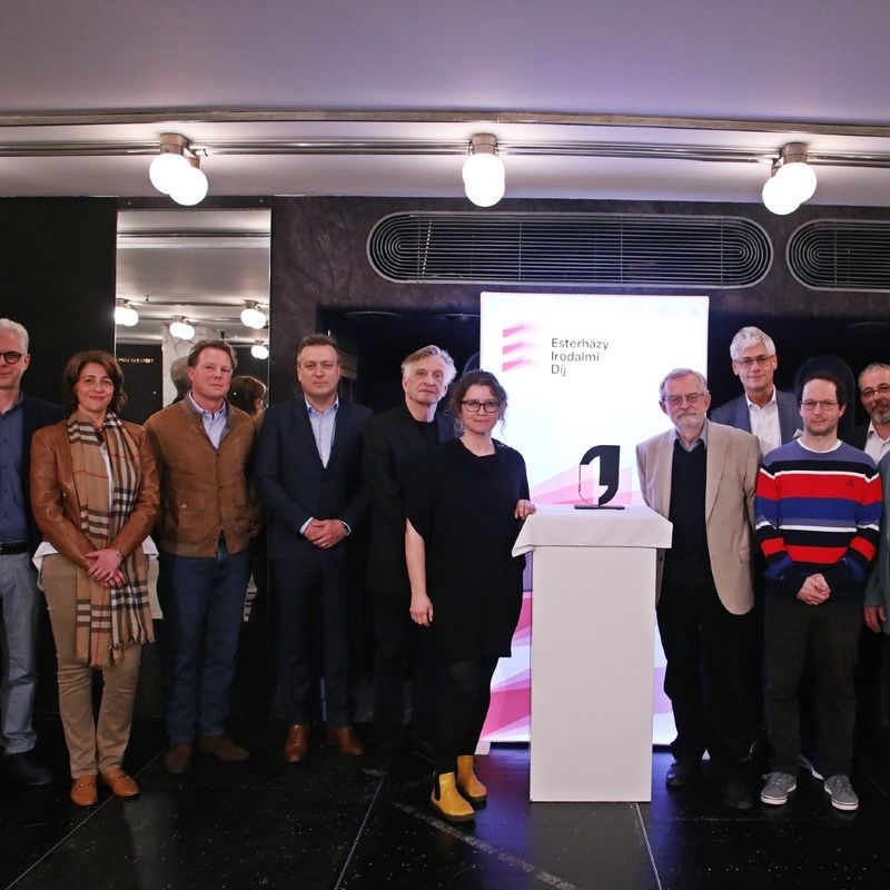 Az Esterházy Irodalmi Díj 2025 sajtótájékoztatója