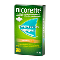 Nicorette Freshfruit 4 mg gyógyszeres rágógumi (30x)