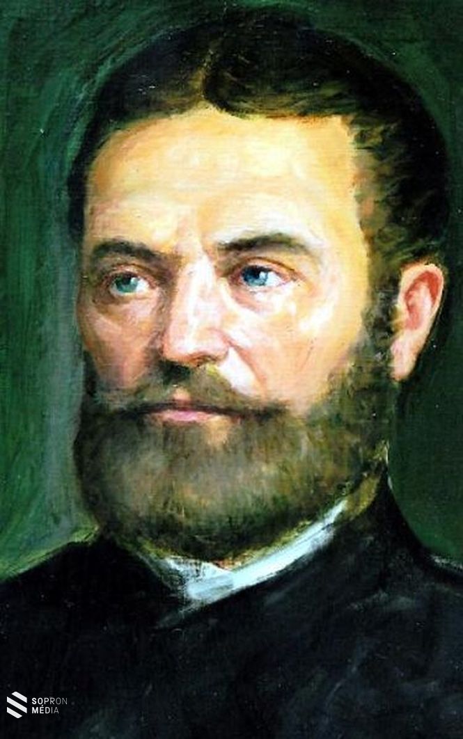 Márkos Ferenc festménye (2012) Bolyai Jánosról (1802-1860)   