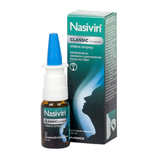 Nasivin 0,5mg/ml oldatos orrspray (1x10ml)