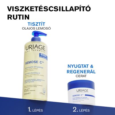 Uriage Xémose C8+ TUSFÜRDŐ OLAJ száraz bőrre (500ml)