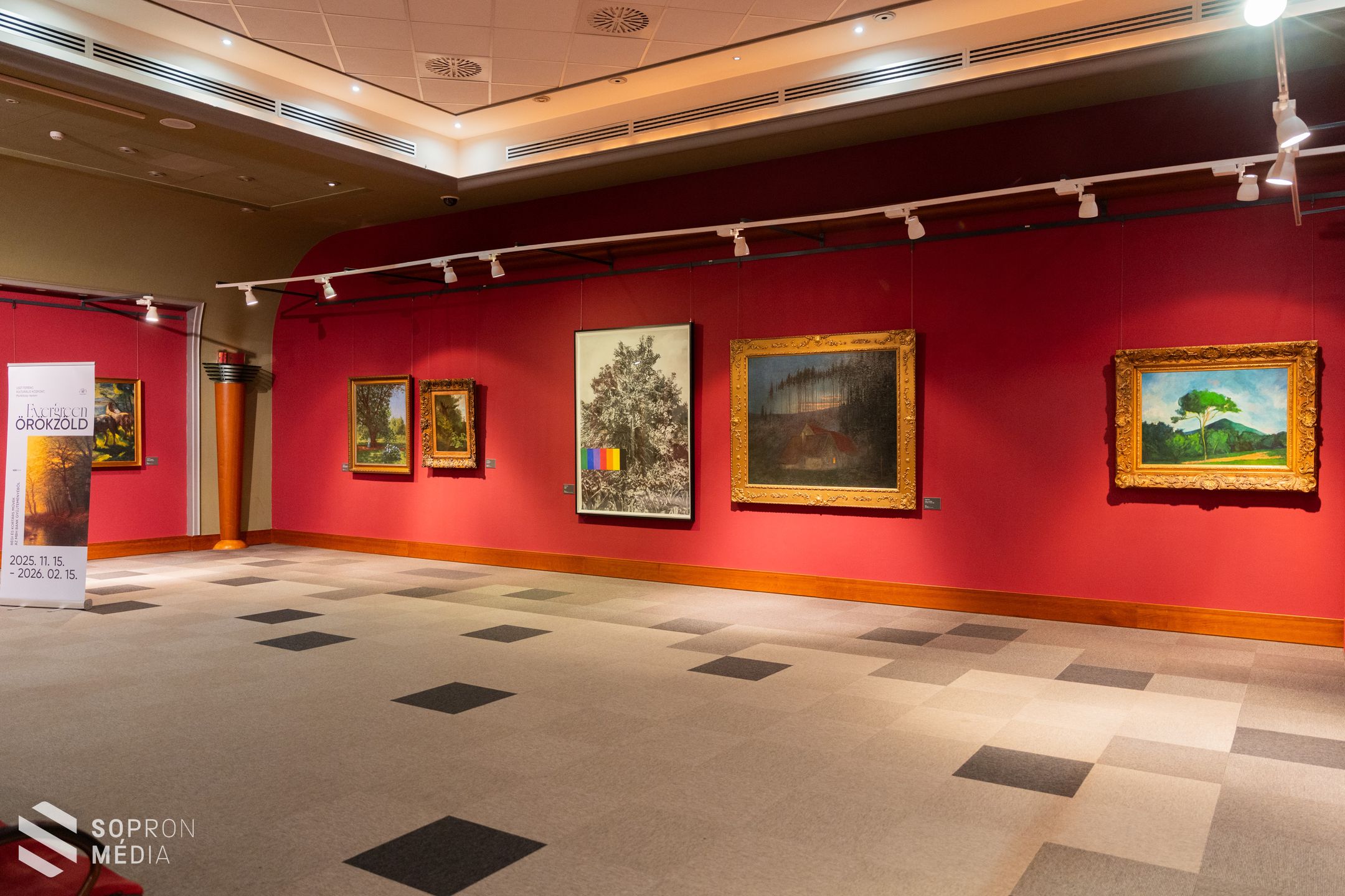 Szombaton nyílik meg az ÖRÖKZÖLD - Régi és kortárs művek az MBH Bank Gyűjteményéből című kiállítás Sopronban.