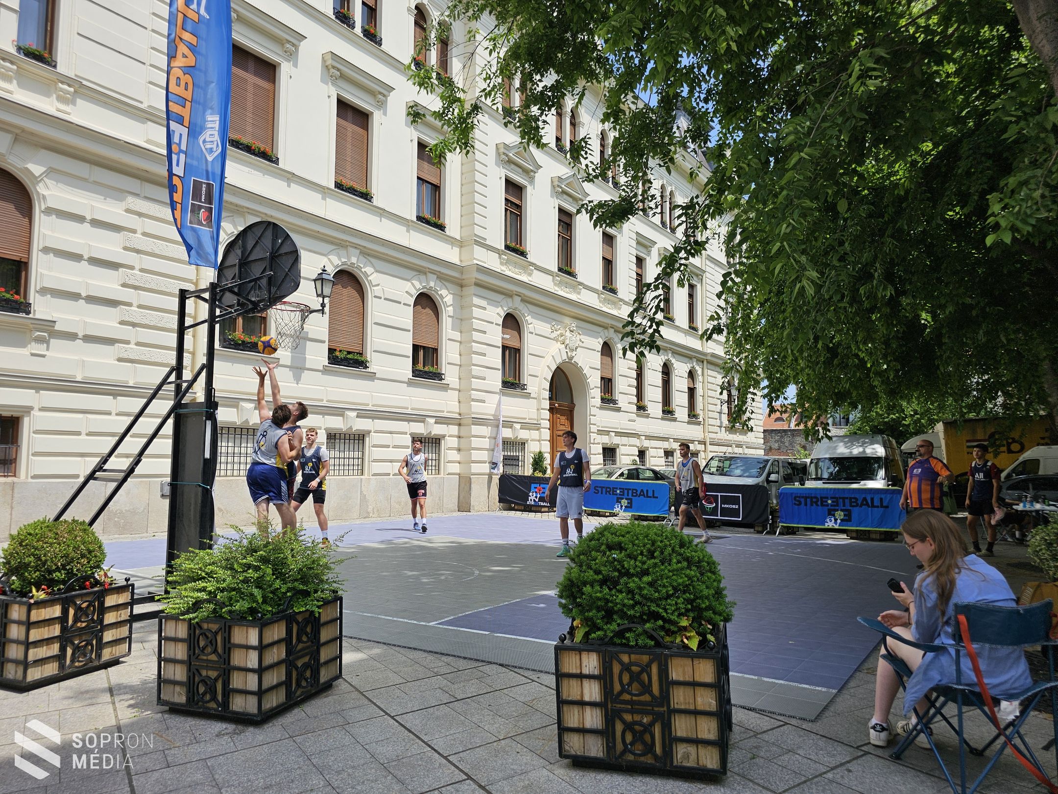 Sopronba érkezett a Streetball rendezvénysorozat