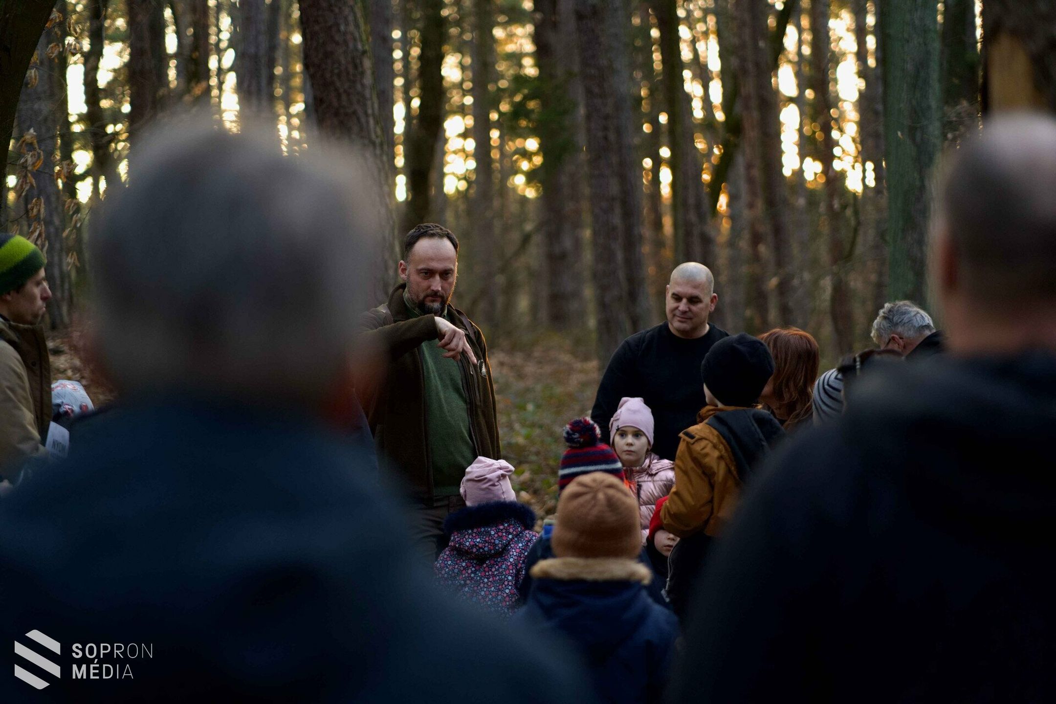 Állati nyomok után kutattak a hétvégén az Erdő Háza látogatói