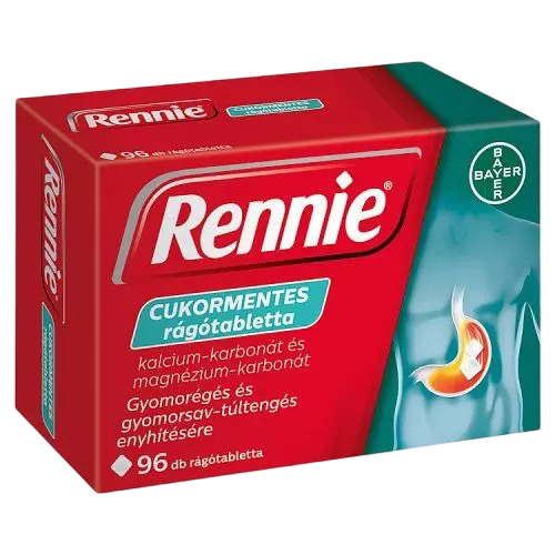 Rennie cukormentes rágótabletta (96x)