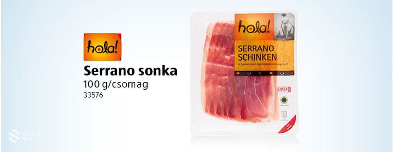 Listeria baktériummal szennyezett Serrano sonkát von ki a forgalomból az Aldi