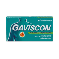 Gaviscon rágótabletta borsmenta ízű (24x)
