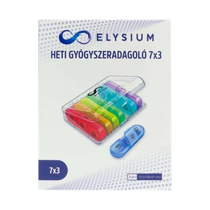 Elysium heti gyógyszeradagoló - 7x3 (1x) termék kép
