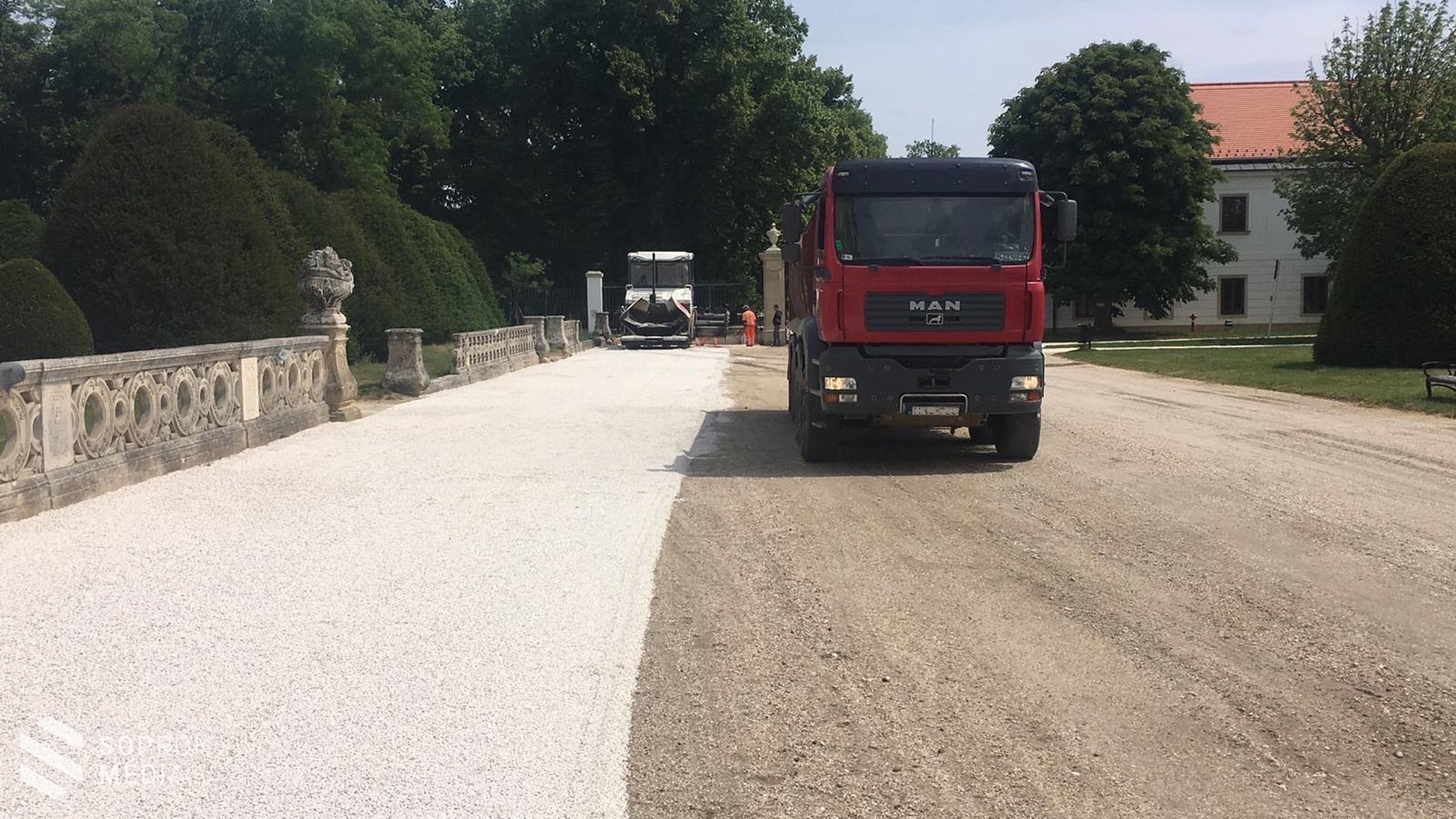 A fertődi Esterházy-kastély parkjai, kertjei újranyitás előtt