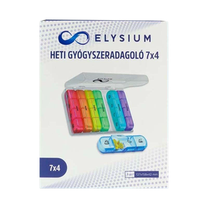 Elysium heti gyógyszeradagoló - 7x4 (1x) termék kép