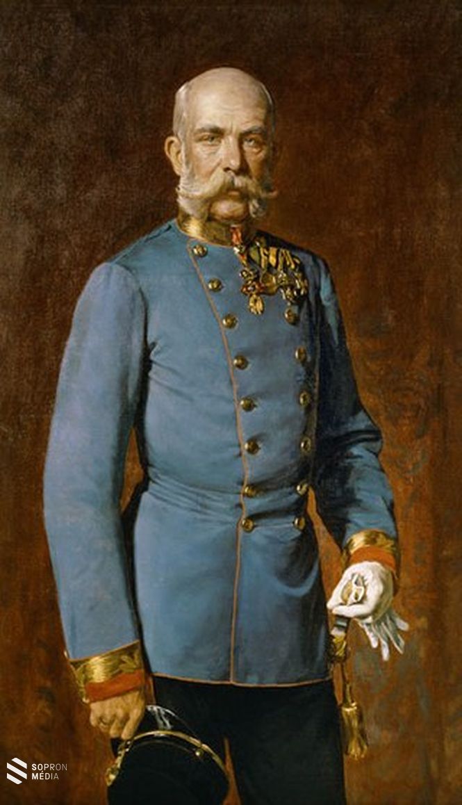 Ferenc József portréja 1900 körül 