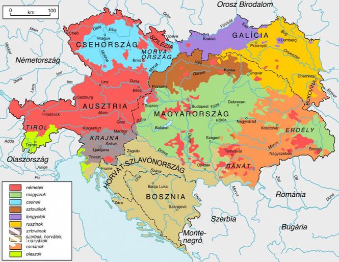 Az Osztrák-Magyar Monarchia nemzetiségei 