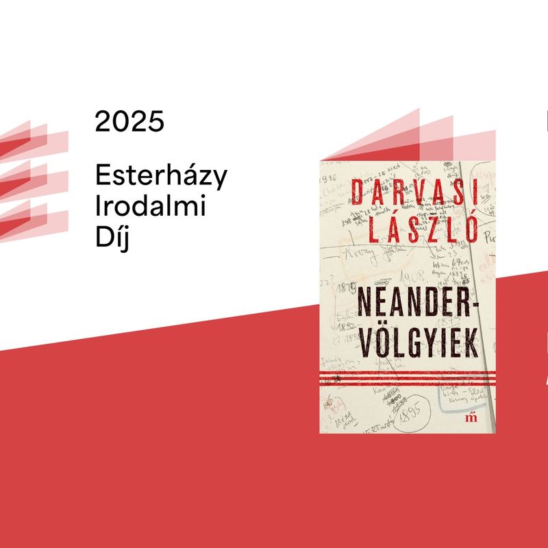Darvasi László regénye nyerte az első Esterházy Irodalmi Díjat