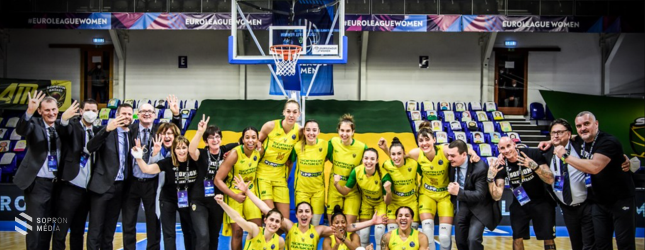 Bejutott a Final Fourba a Sopron Basket!