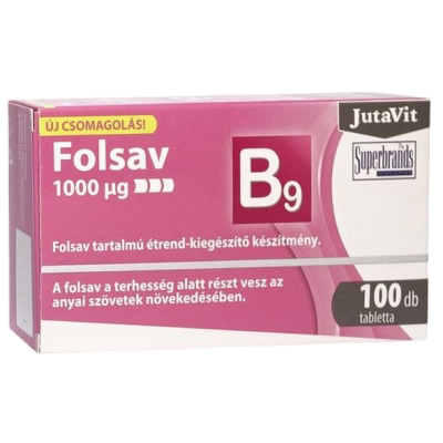 JutaVit Folsav 1000 mcg tabletta (100x)